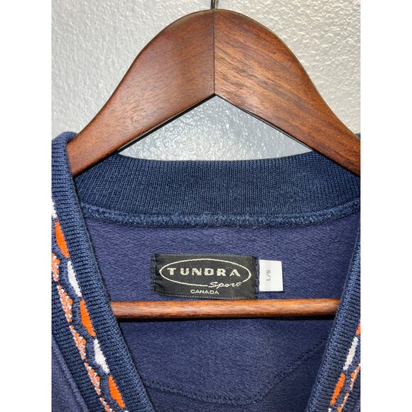 Vintage Tundra Denver Broncos Sweater Vest Outerwear Sleeveless NFL Football 90s - Picture 6 of 11